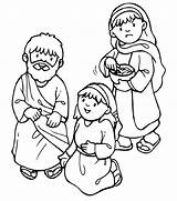 Martha Mary Jesus Coloring Bible Pages Crafts School Clipart Preschool Sunday Kids Story Google Search Craft Activities Drawing Sheets Activity sketch template