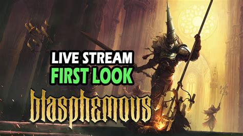 Blasphemous First Look Ps4 Pro Live Stream Youtube