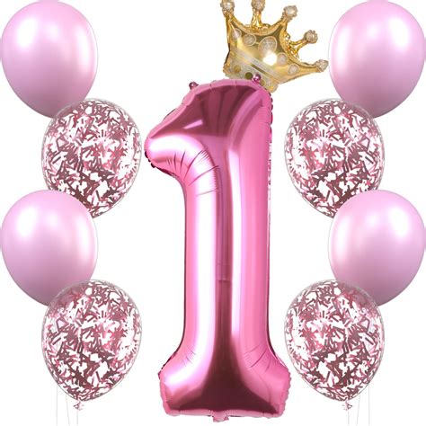 buy partywoo st birthday balloon set  pcs birthday balloons set