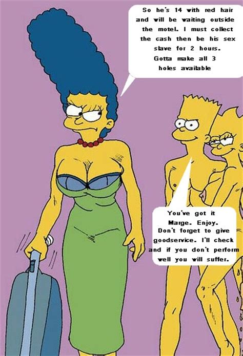 Rule 34 Bart Simpson Female Human Incest Lisa Simpson Male Marge
