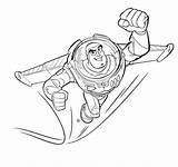 Buzz Lightyear Coloring Pages Toy Story Flying Printable Disney Kids Face Drawing Coloring4free Drawings Line Color Template Bestcoloringpagesforkids Print Tattoo sketch template