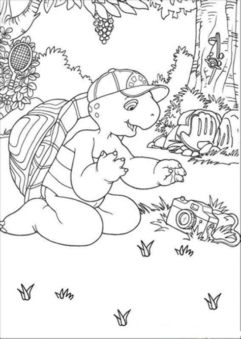 franklin turtle coloring pages  printable coloring pages  kids