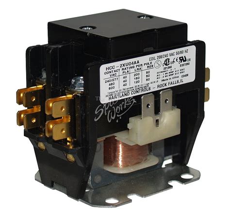 double pole contactor  coil  amp  spa works
