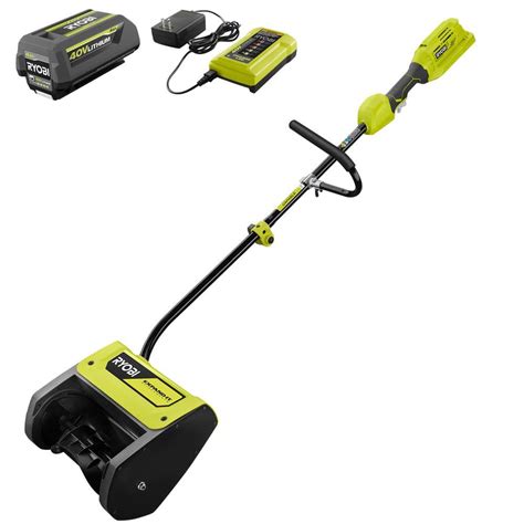 Ryobi 40v Hp Brushless 12 Cordless Electric Snow Shovel With Ah Battery
