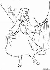 Coloring Pages Cinderella sketch template