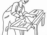 Carpenter Coloring Pages Getcolorings Getdrawings Color sketch template