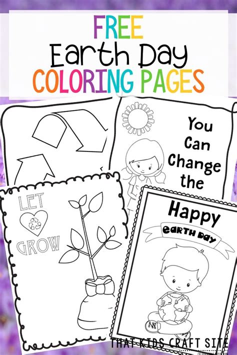earth day coloring pages  kids craft site