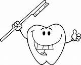 Zahn Ausmalen Zähne Ausmalbild Gesunde Caries sketch template
