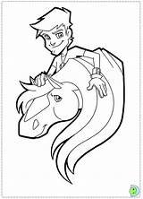 Coloring Horseland Dinokids Pages Close sketch template