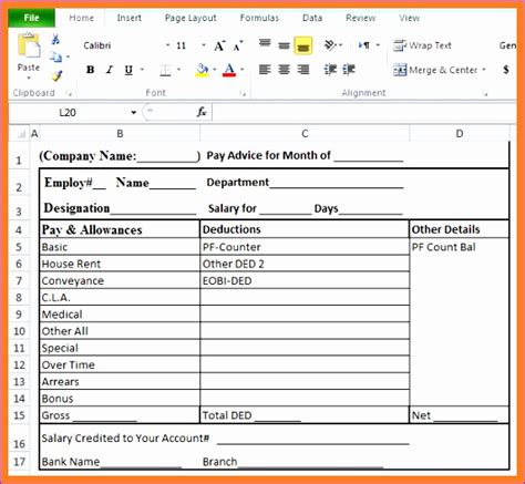 5 salary payslip template excel exceltemplates exceltemplates