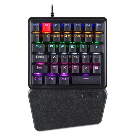 voberry wired keyboard wired usb mini pc keyboard   keys black durable  handed ergonomic