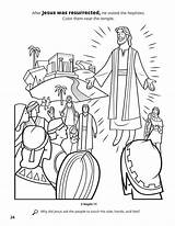 Lds Nephites Resurrection Appears Blesses Mormon sketch template