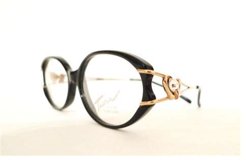 never used tura eyeglasses frame w baubles bubble 70s round etsy