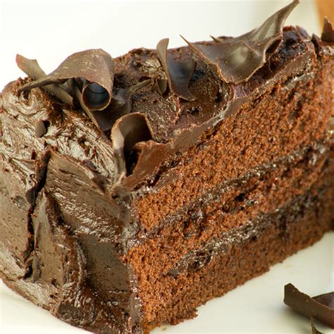 Chocolate Cake With Chocolate Cream Filling And Mocha Butter Frosting