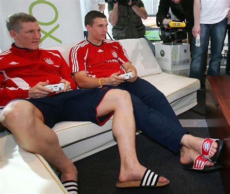 Lukas Podolski S Feet
