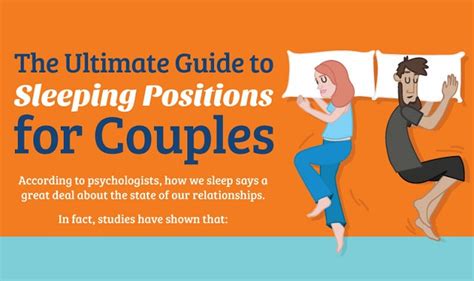 the ultimate guide to sleeping positions for couples infographic