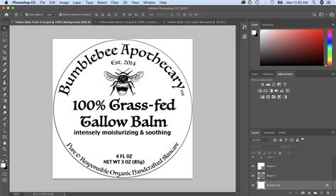 label template   design product labels  photoshop bumblebee apothecary
