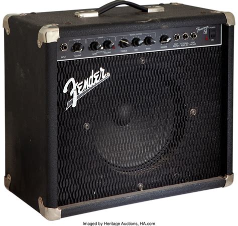 circa  fender frontman  black guitar amplifier serial lot  heritage auctions