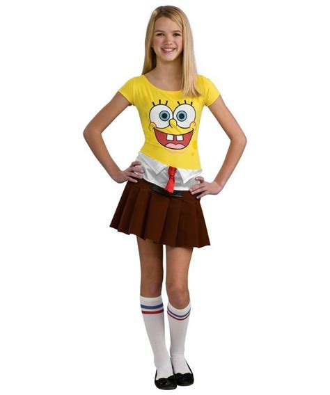 spongebob girl teen nickelodeon costume spongebob costumes
