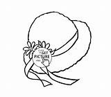 Hat Coloring Pages Girls Printable Colouring Henry Horrid Hats Kids Clipart Summer Color Sheets Template Print Top Bonnet Sun Clothing sketch template