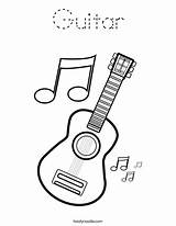 Coloring Guitar Music Notes Favorites Login Add Outline Print sketch template
