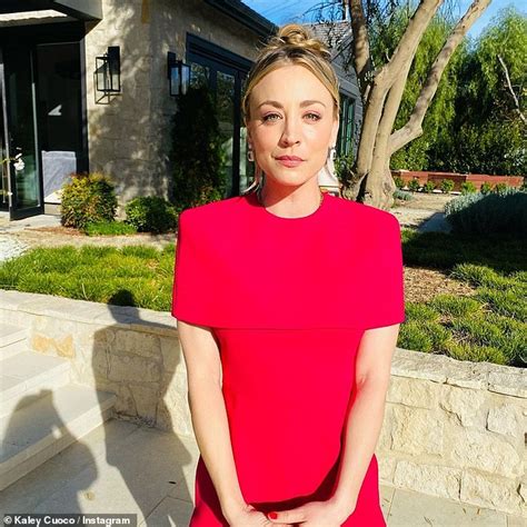 Kaley Cuoco Admits She Didn T Know What To Do While Filming Her First