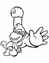 Kong Donkey Coloring Pages Drawing Diddy Mario Cartoon Flying Ball Printables Colouring Swinging Printable Line Kids Clipartmag Drawings Popular Coloringhome sketch template