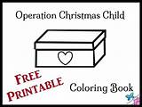 Operation Child Christmas Coloring Shoebox Printable Box Pages Book Books Shoe sketch template