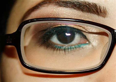 bright eyed makeup for glasses tutorial clumps of mascara