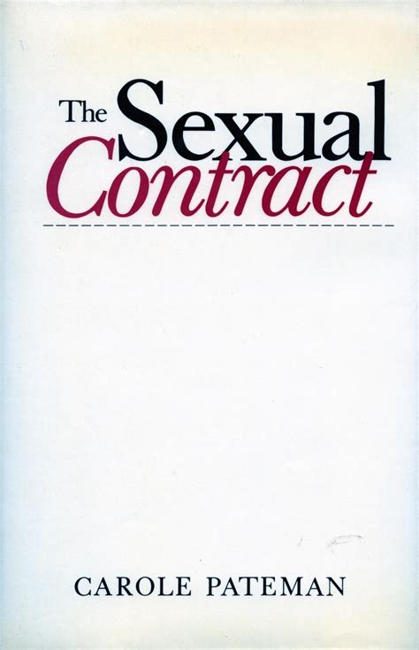 The Sexual Contract Carole Pateman