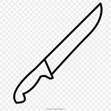 Cuchillo Colorear Faca Pisau Tenedor Knife Mewarnai Dapur Libro Ausmalbild Pngocean sketch template