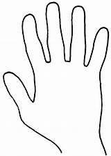 Hand Template Print Palm Fill Templates Kids Palmistry Activities Modify Bunch Please Palms Choose Board sketch template