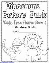 Dinosaurs Magic Tree House Novel Study Dark Before Preview sketch template