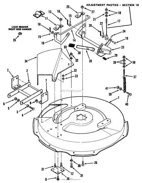 toro     rear engine rider  parts diagram  mower deck  front mount