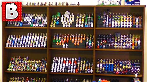 biggest lego minifigure collections 1000 figs building custom lego
