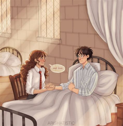 Harry And Hermione Fanart By Arishatistic