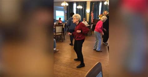 groovin granny dances the night away at a birthday party