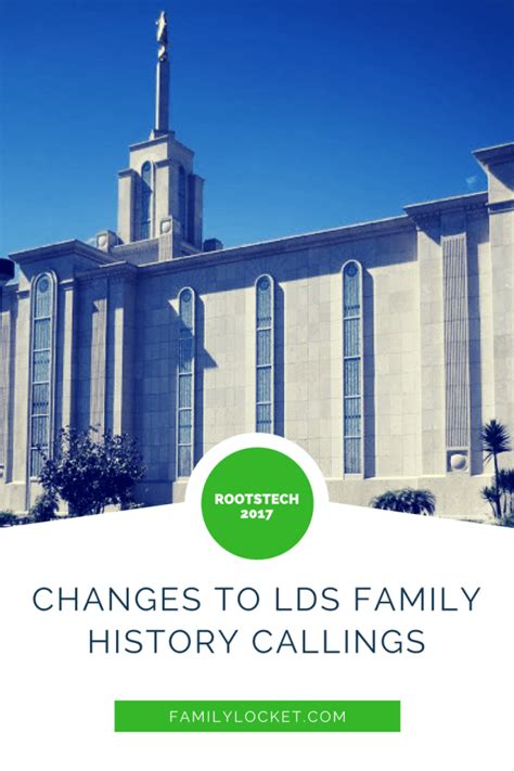 lds family history callings discussed  rootstech