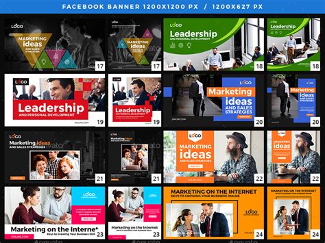 facebook business multipurpose banners web elements graphicriver
