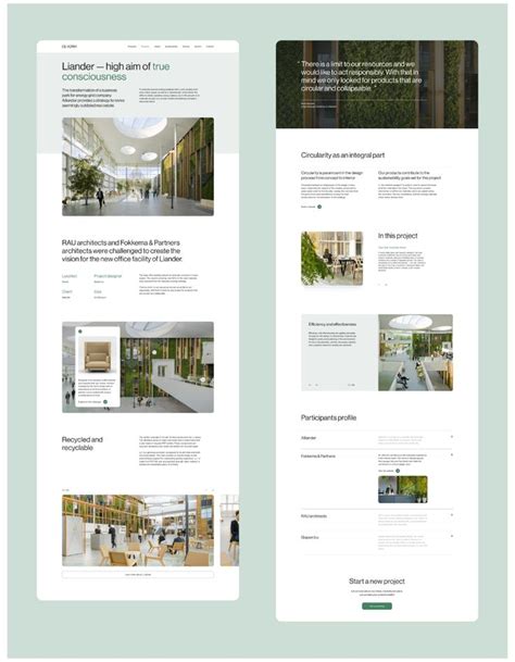 de vorm  behance web layout design webpage design layout modern web design