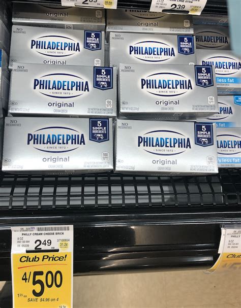 philadelphia cream cheese just 75 after sale and coupon