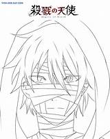 Satsuriku Tenshi Coloring Pages Zack Wonder sketch template