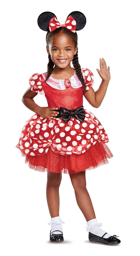 red minnie mouse toddler classic costume walmartcom