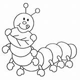 Coloring Earthworm Animals Printable Kb sketch template
