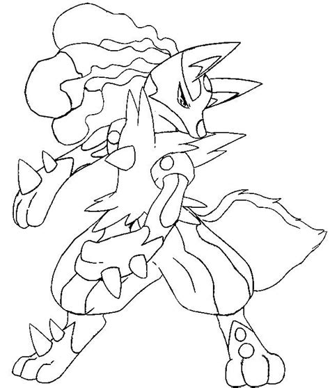 mega  pokemon coloring pages coloring home