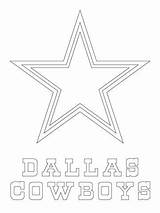 Cowboys Dallas Coloring Logo Color Pages Getcolorings Printable sketch template