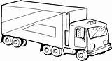 Truck Delivery Coloring Pages Printable Kids Trucks Romans Sheets sketch template