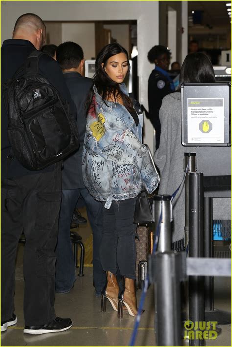 full sized photo of kim kardashian takes flight out of lax airport 15