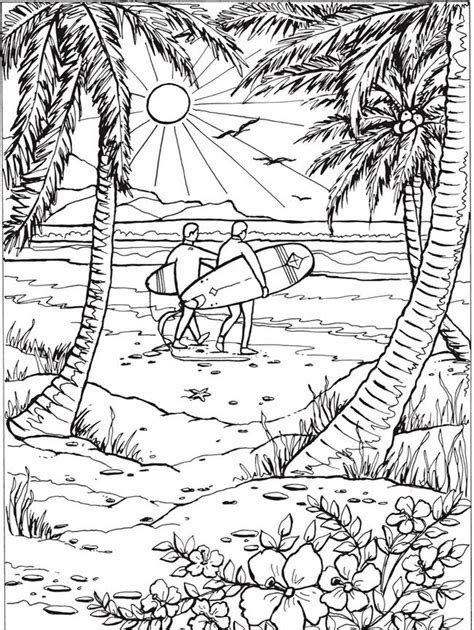 printable beach coloring pages  adults coloring pages  printable