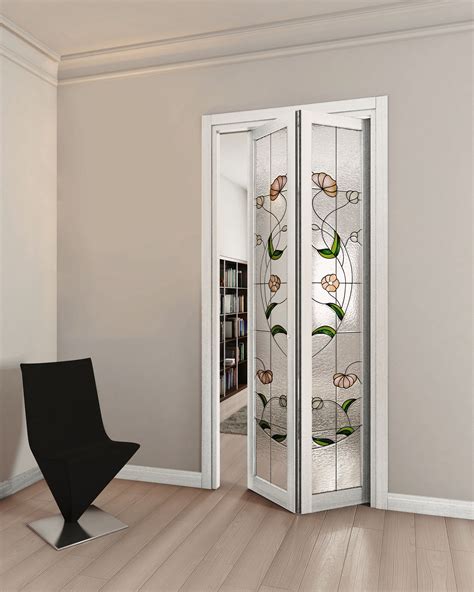 porta  libro  vetro tiffany stratificato door design interior